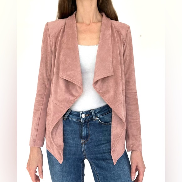 BB Dakota by Steve Madden Jackets & Blazers - NWOT BB DAKOTA Faux Suede Jacket Dusty Rose